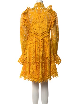 Zimmermann Turtleneck Knee-Length Dress