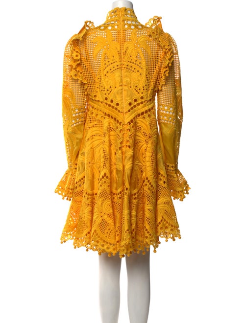 Zimmermann Turtleneck Knee-Length Dress