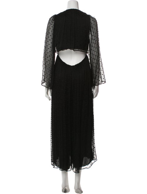 Zimmermann Linen Plunge Neckline Jumpsuit