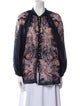 Zimmermann Floral Print Long Sleeve Button-Up Top