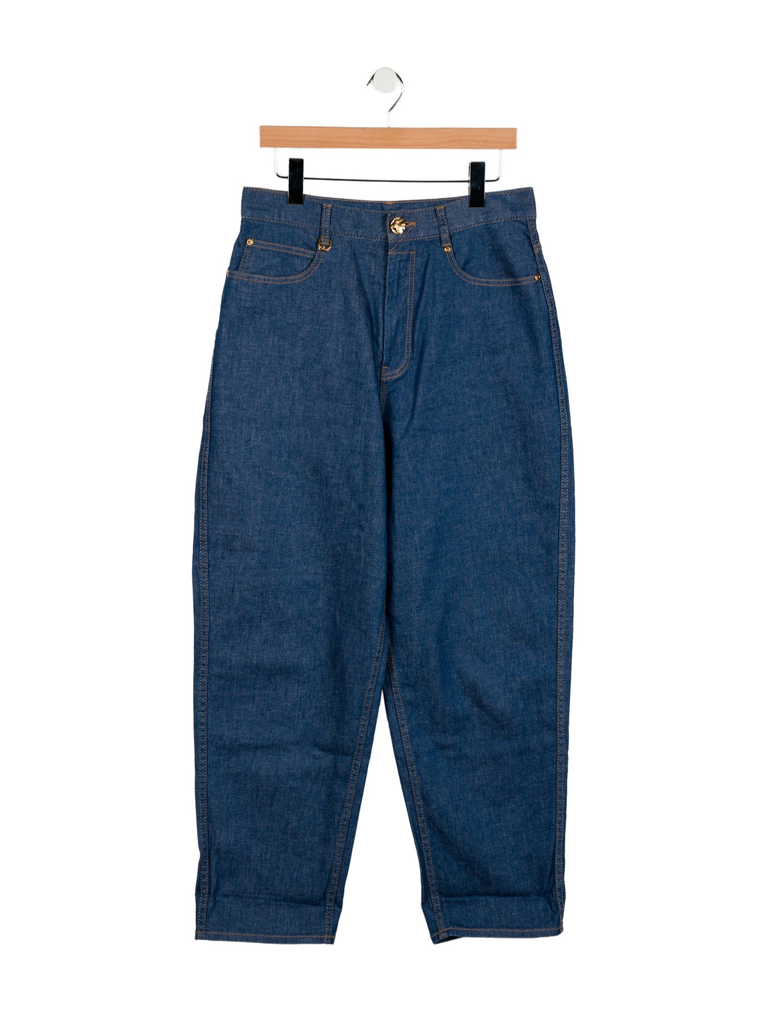 Zimmermann High-Rise Straight Leg Jeans