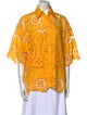 Zimmermann Linen Printed Button-Up Top