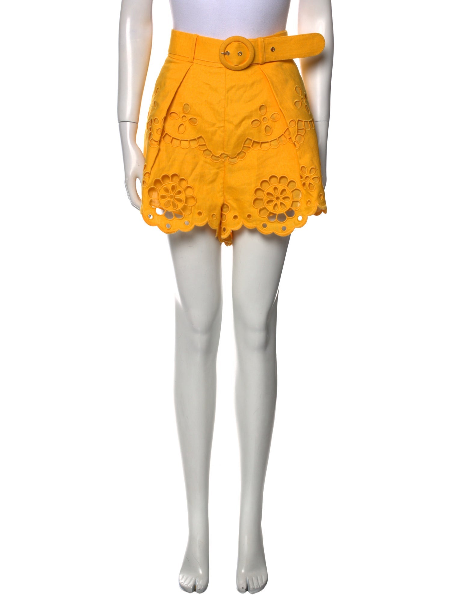 Zimmermann Linen Mini Shorts