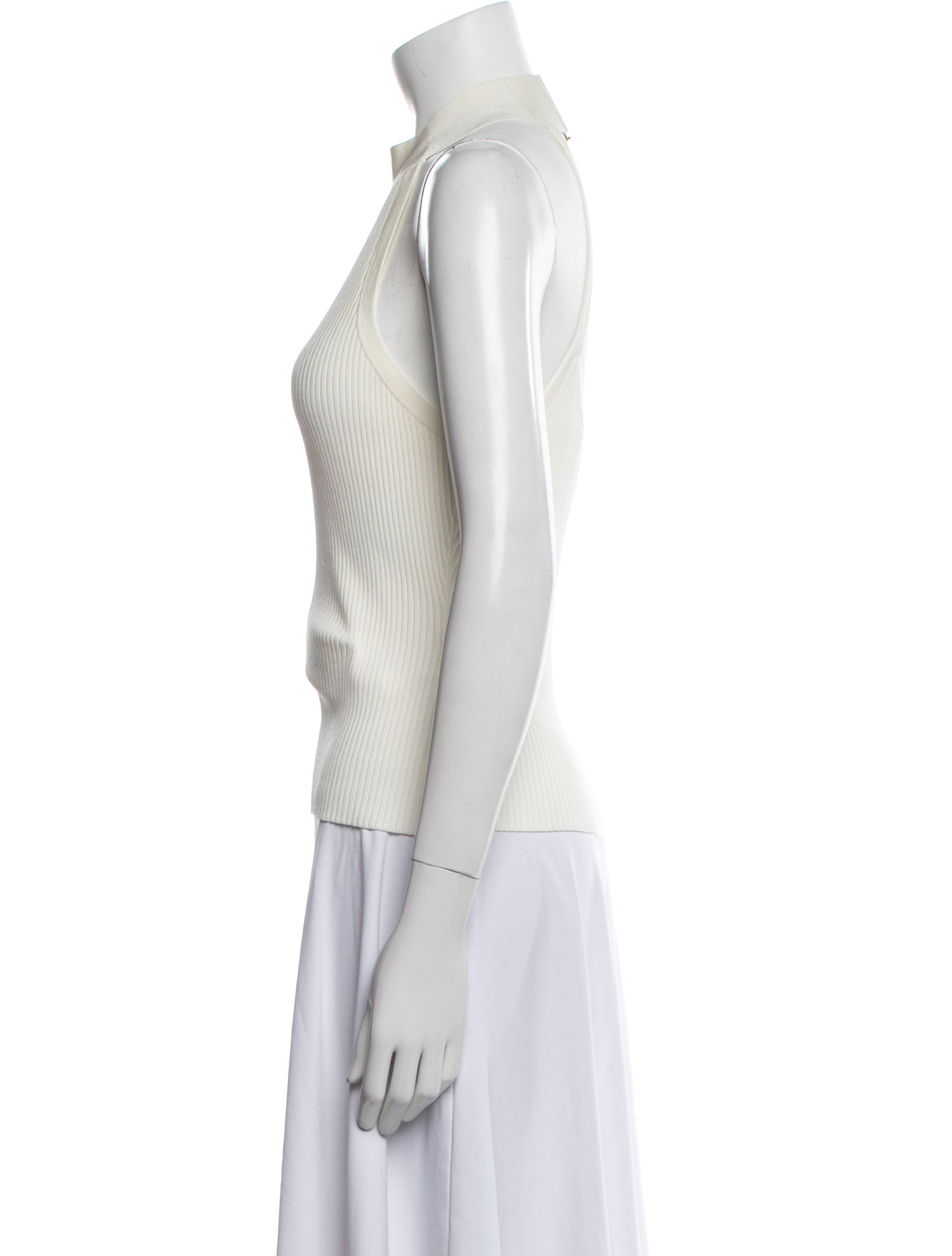 Zimmermann Mock Neck Sleeveless Top