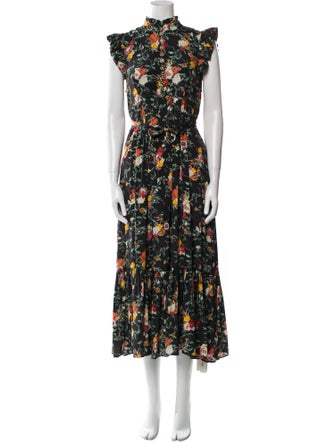 Zimmermann Floral Print Long Dress