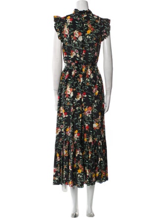 Zimmermann Floral Print Long Dress