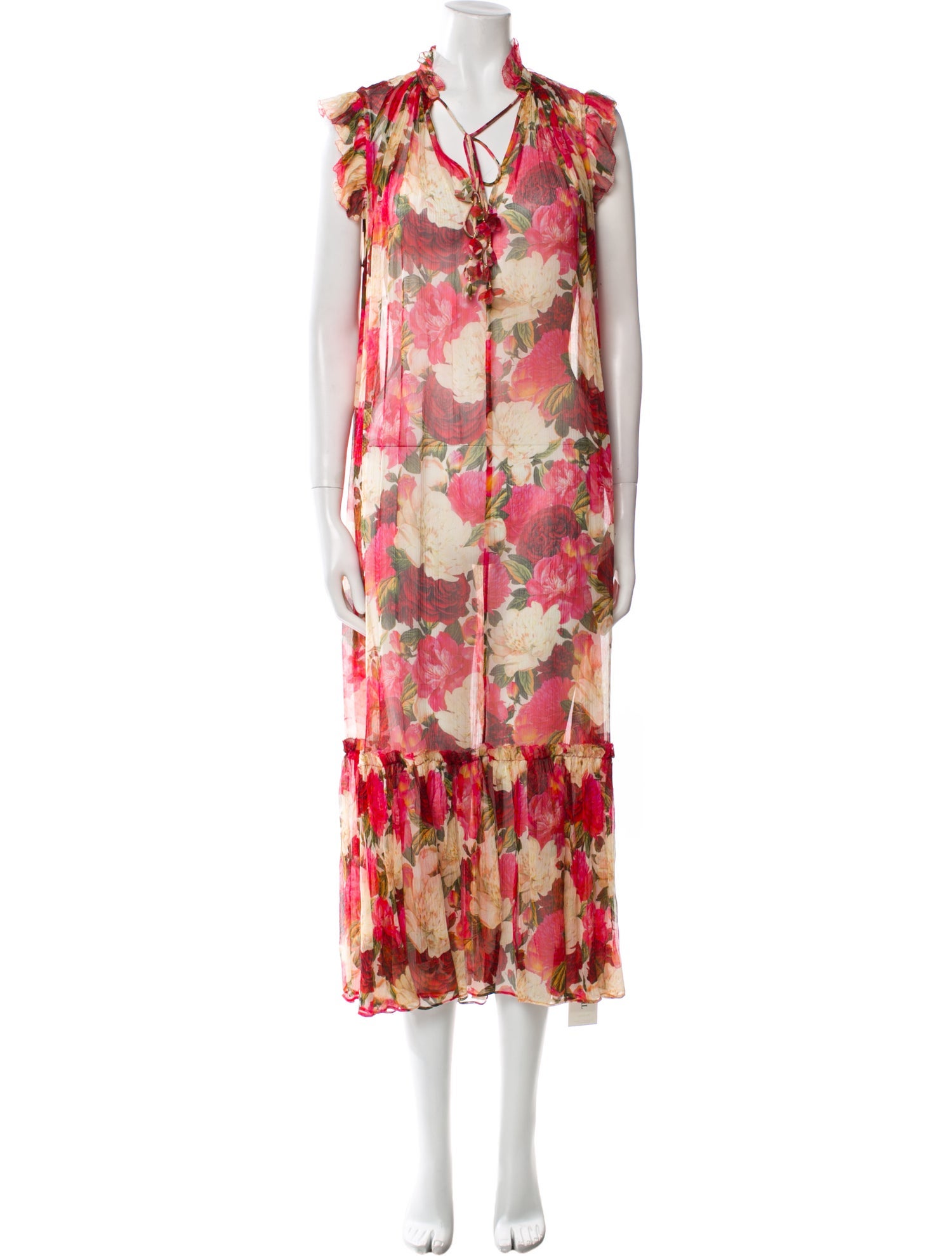 Zimmermann Floral Print Long Dress