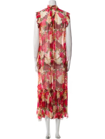 Zimmermann Floral Print Long Dress