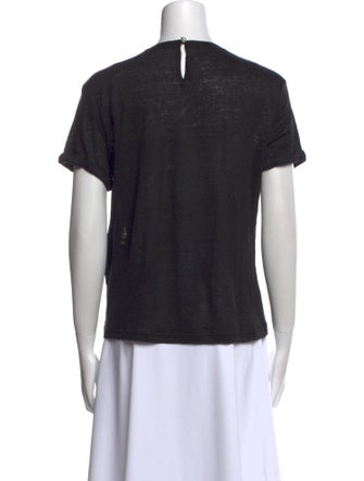 Zimmermann Linen Crew Neck T-Shirt