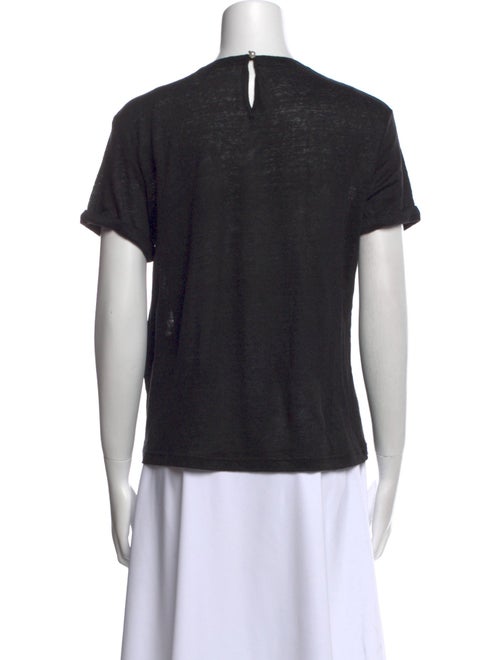 Zimmermann Linen Crew Neck T-Shirt