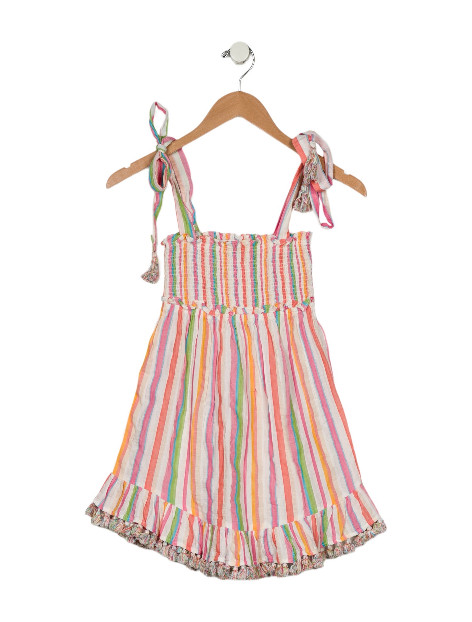 Zimmermann Kids Girls' Striped Cotton Dress