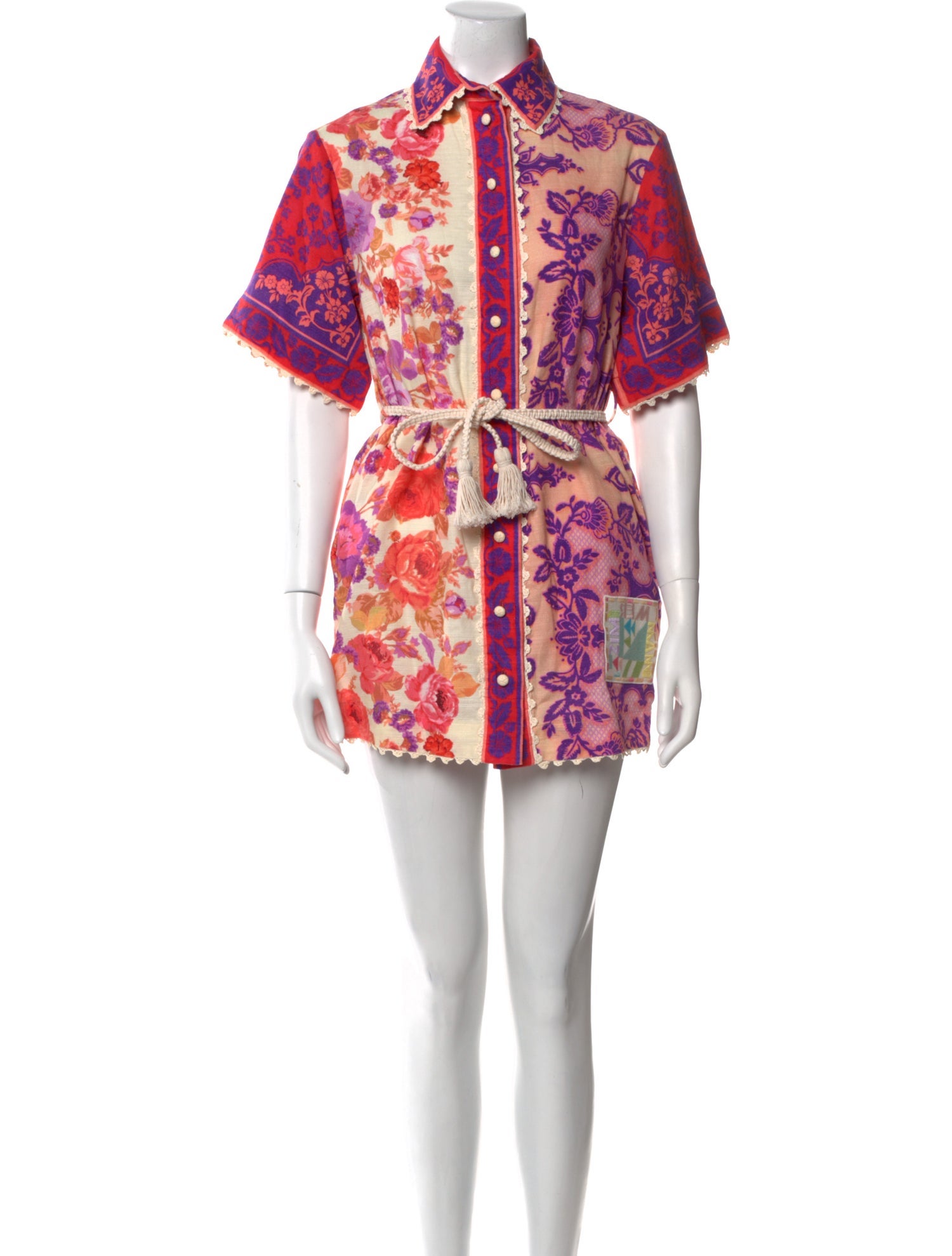 Zimmermann Printed Mini Dress