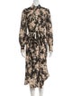 Zimmermann Floral Print Midi Length Dress