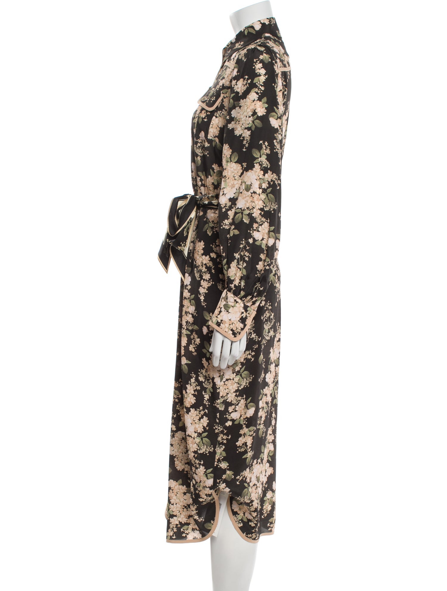 Zimmermann Floral Print Midi Length Dress