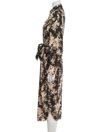 Zimmermann Floral Print Midi Length Dress