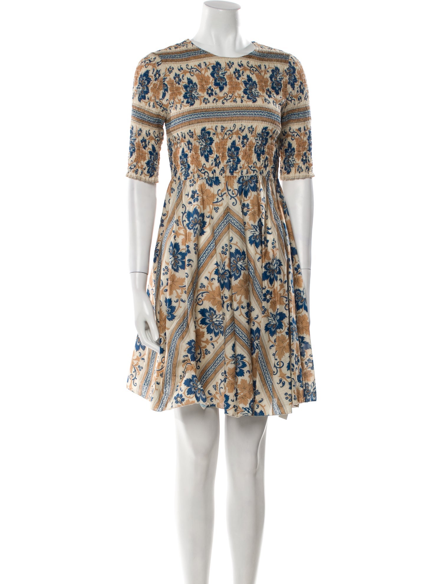 Zimmermann Floral Print Mini Dress