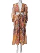 Zimmermann Floral Print Long Dress