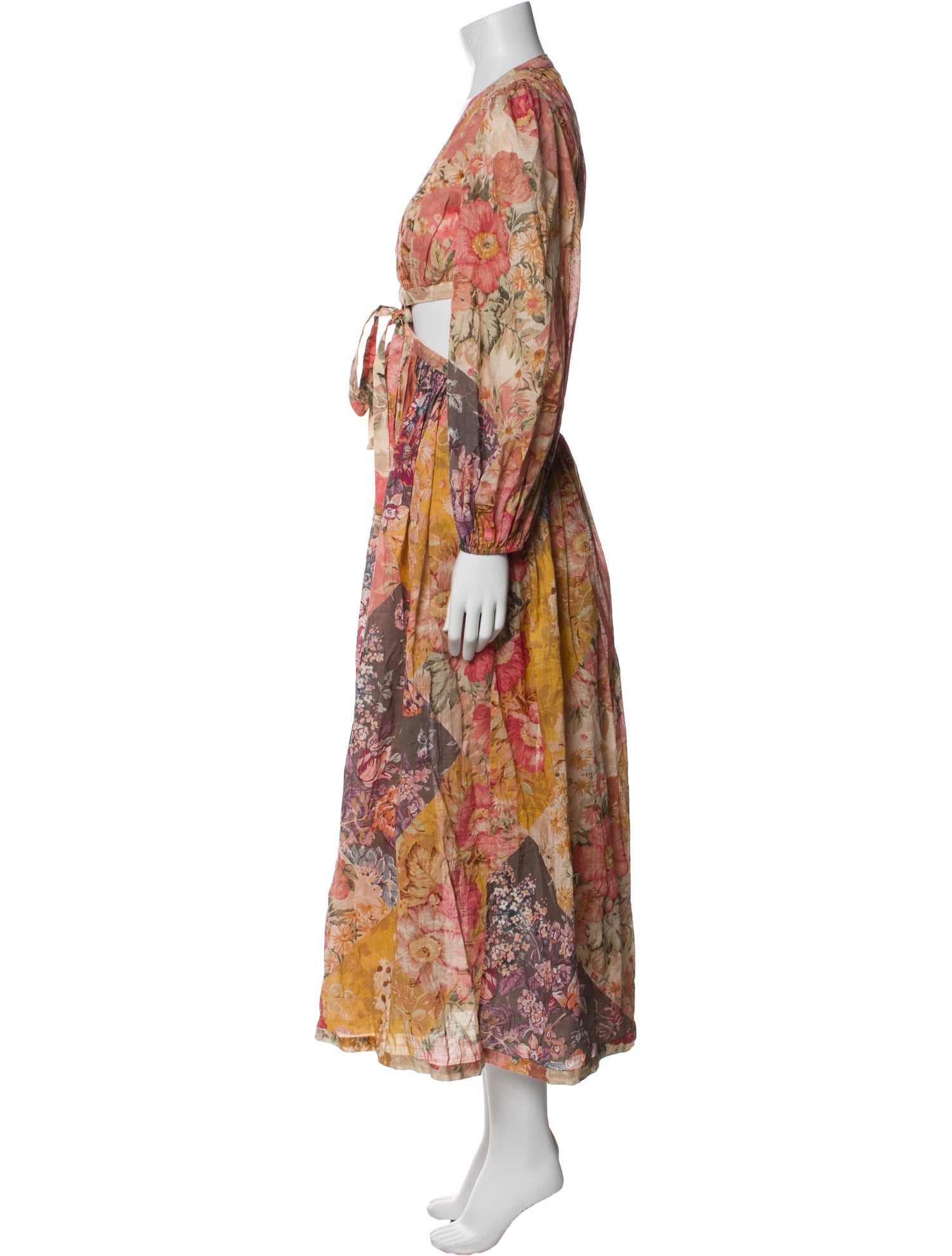 Zimmermann Floral Print Long Dress