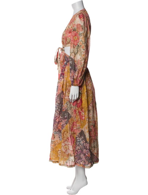 Zimmermann Floral Print Long Dress