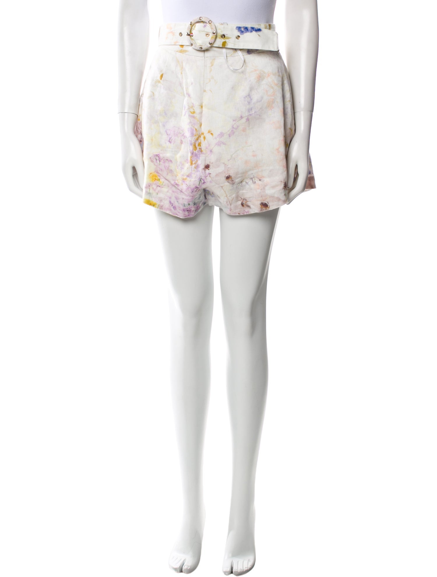 Zimmermann Linen Mini Shorts