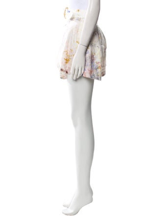 Zimmermann Linen Mini Shorts