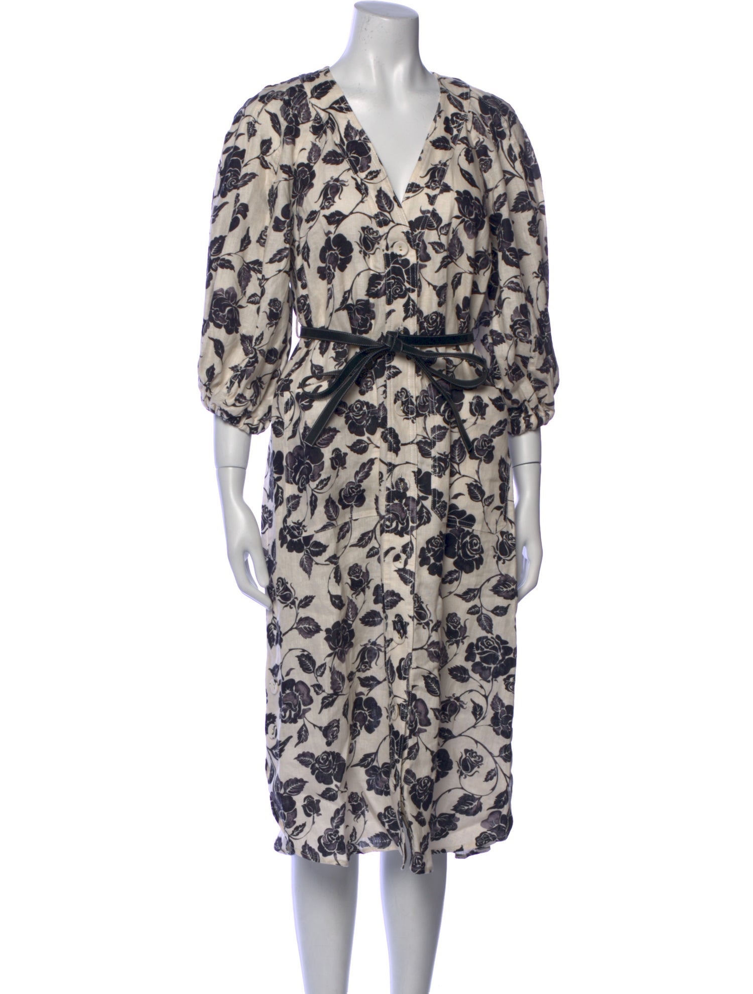 Zimmermann Linen Midi Length Dress