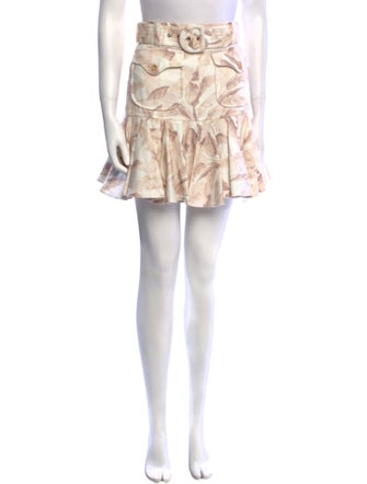 Zimmermann Linen Mini Skirt