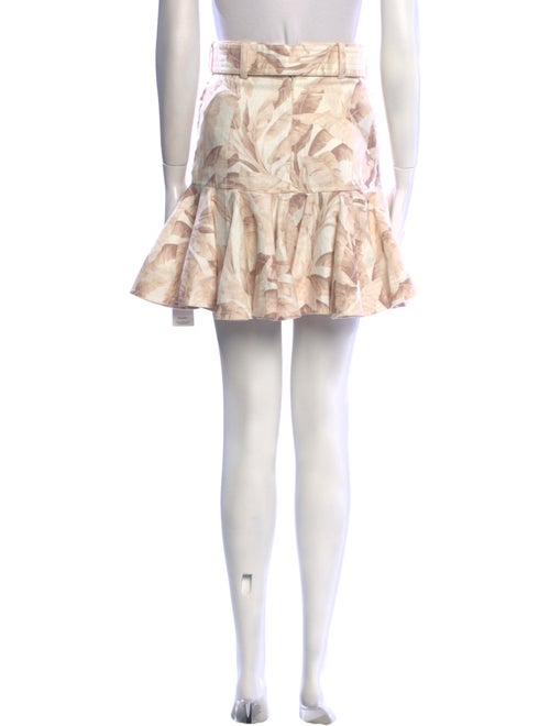 Zimmermann Linen Mini Skirt