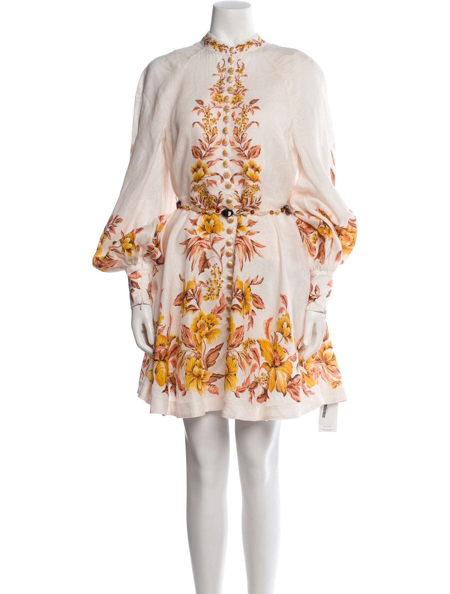 Zimmermann Linen Mini Dress