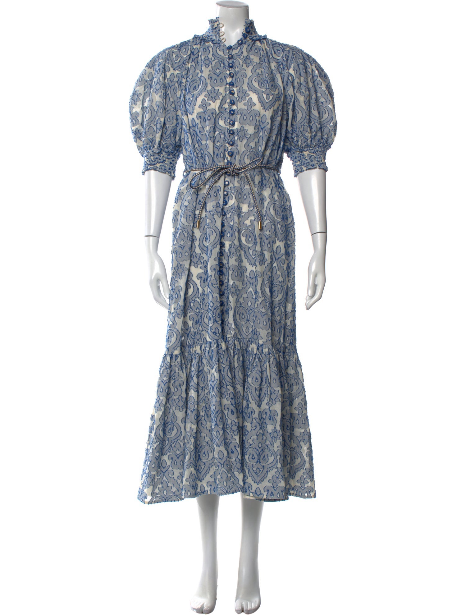 Zimmermann Paisley Print Long Dress