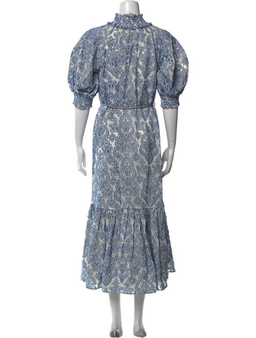 Zimmermann Paisley Print Long Dress