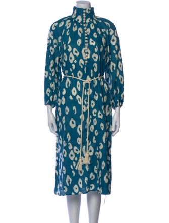 Zimmermann Printed Midi Length Dress