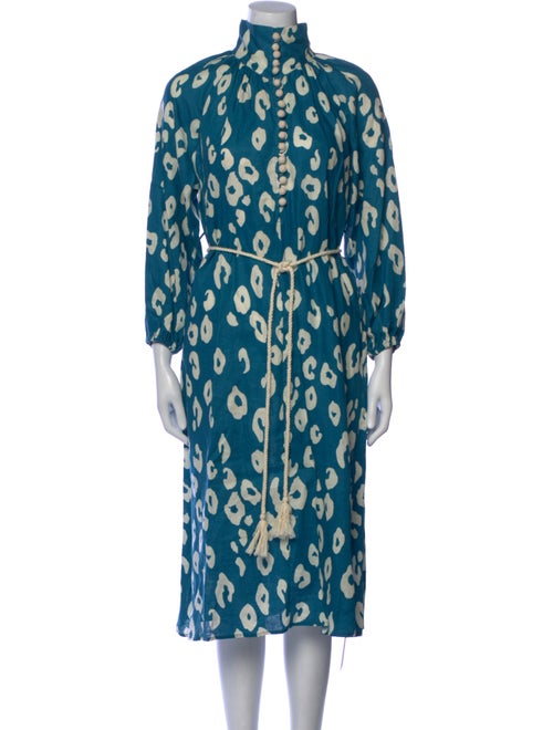 Zimmermann Printed Midi Length Dress