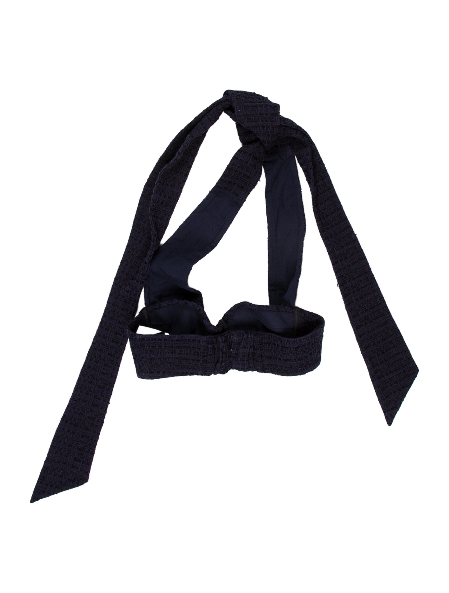 Zimmermann Halterneck Long Sleeve Crop Top