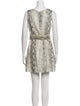 Zimmermann Animal Print Mini Dress