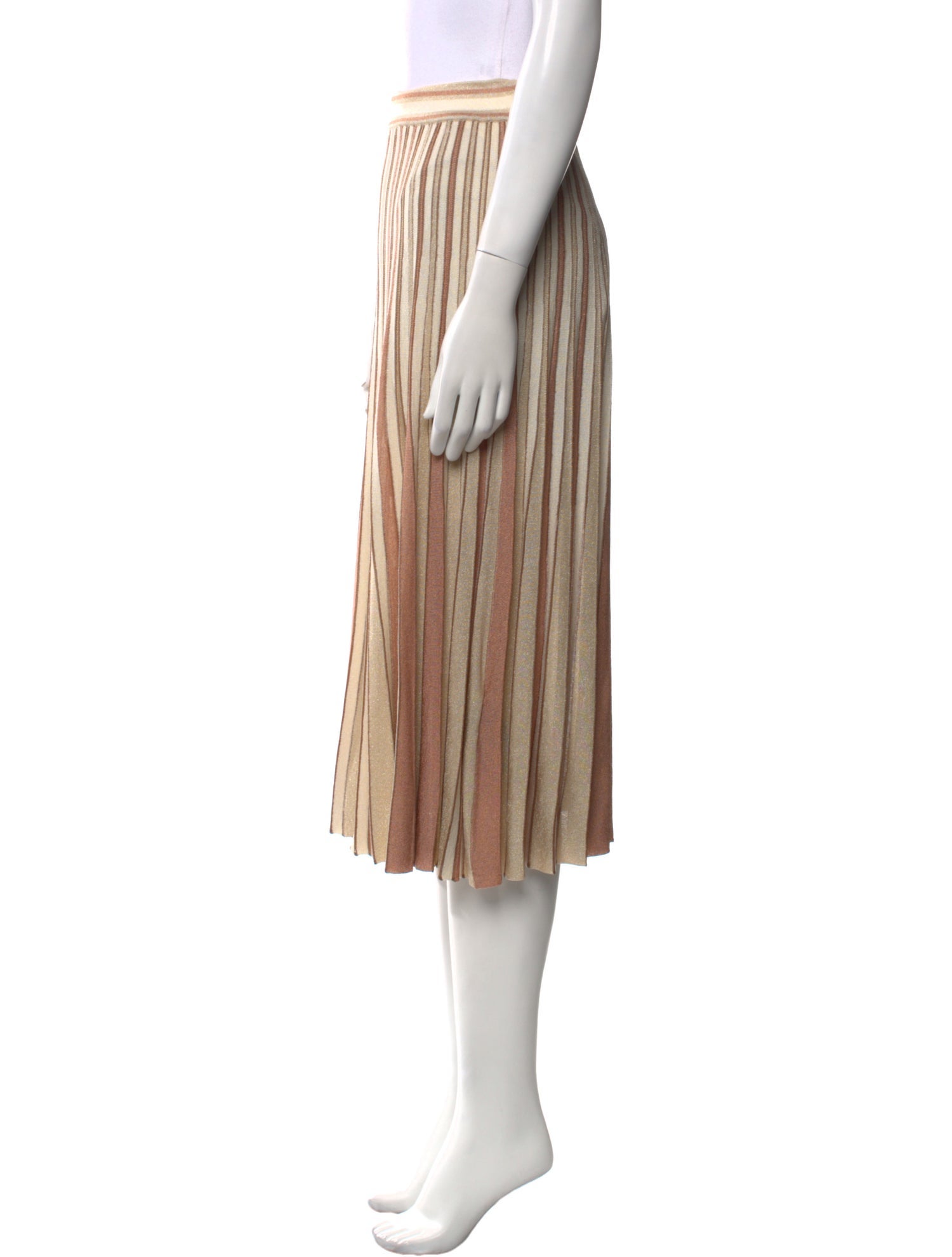 Zimmermann Striped Knee-Length Skirt