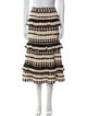 Zimmermann Striped Midi Length Skirt