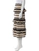Zimmermann Striped Midi Length Skirt