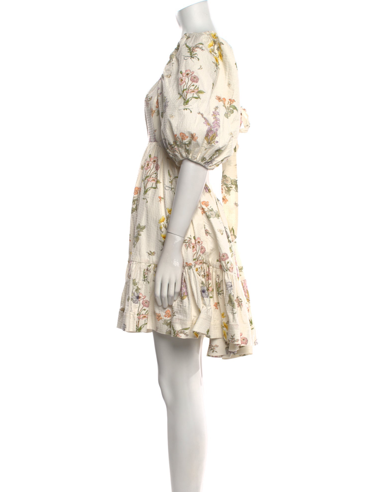 Zimmermann Floral Print Knee-Length Dress