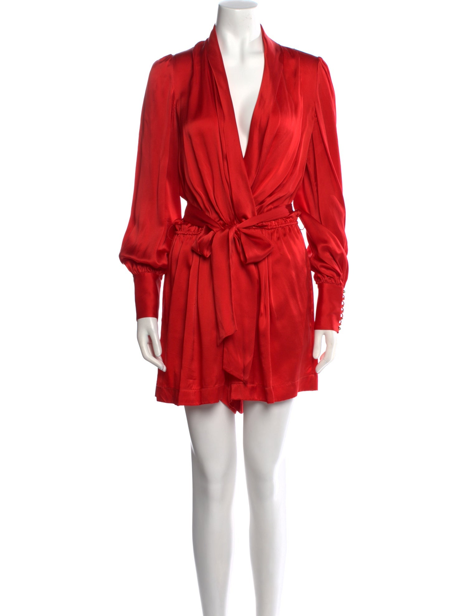 Zimmermann Silk V-Neck Romper