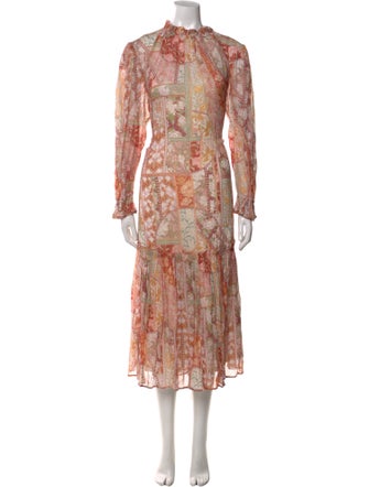 Zimmermann Floral Print Mini Dress