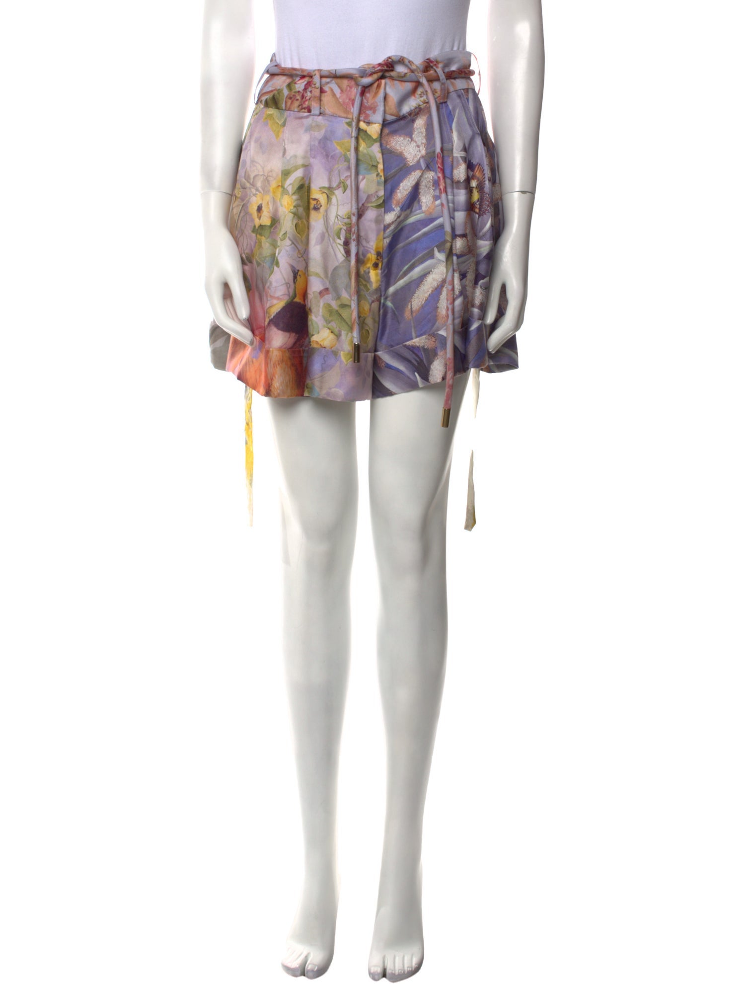 Zimmermann Silk Mini Shorts