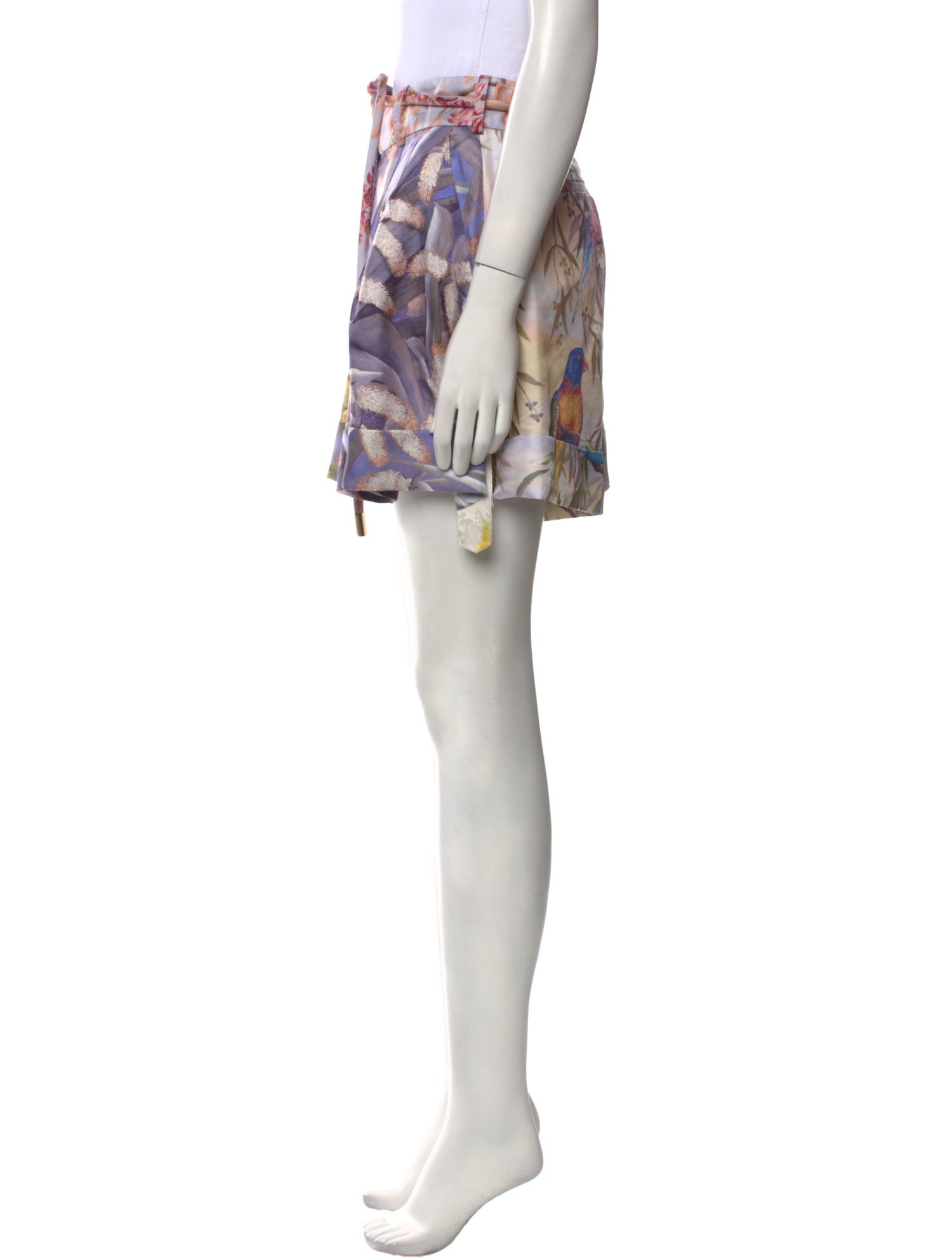 Zimmermann Silk Mini Shorts