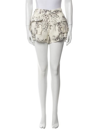 Zimmermann Linen Mini Shorts