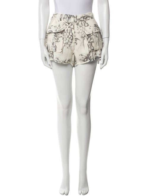 Zimmermann Linen Mini Shorts