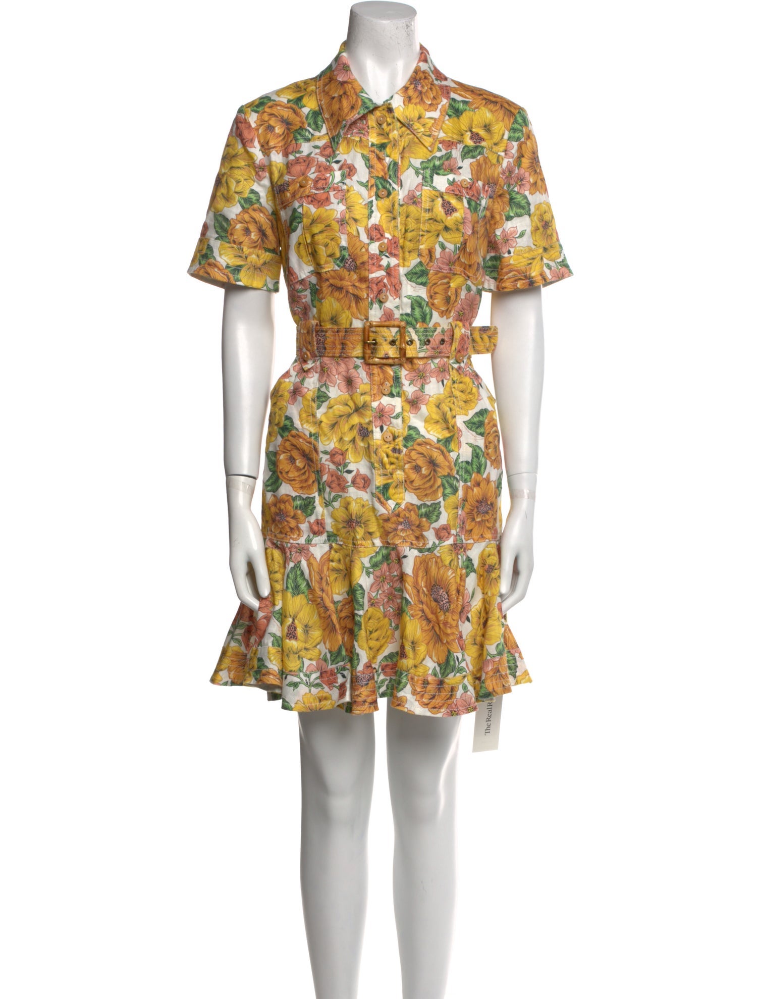 Zimmermann Linen Knee-Length Dress