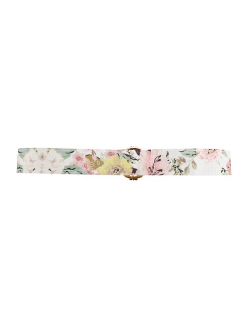 Zimmermann Skinny Canvas Waist Belt
