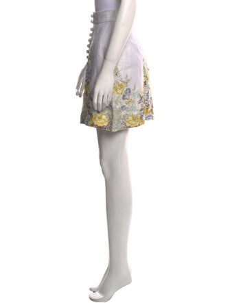 Zimmermann Linen Mini Skirt