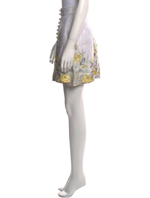 Zimmermann Linen Mini Skirt