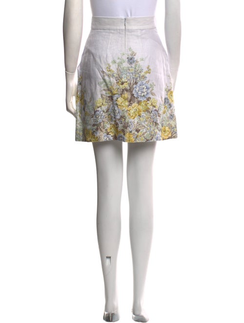 Zimmermann Linen Mini Skirt